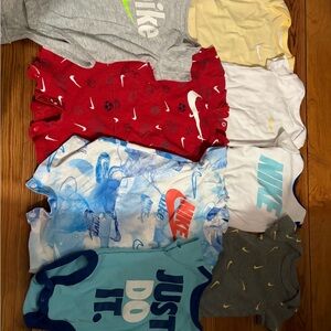 0-3 month nike onesie bundle